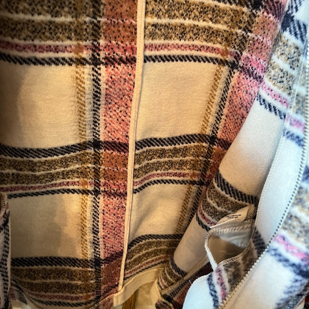 Avec Les Filles Pink and Blue Plaid Jacket - Picture 11 of 16